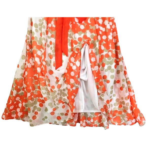 Emma Michele ~Woman Size 8~ Multicolor Sleeveless Midi Dress Fully Lined NWT. - Picture 9 of 14